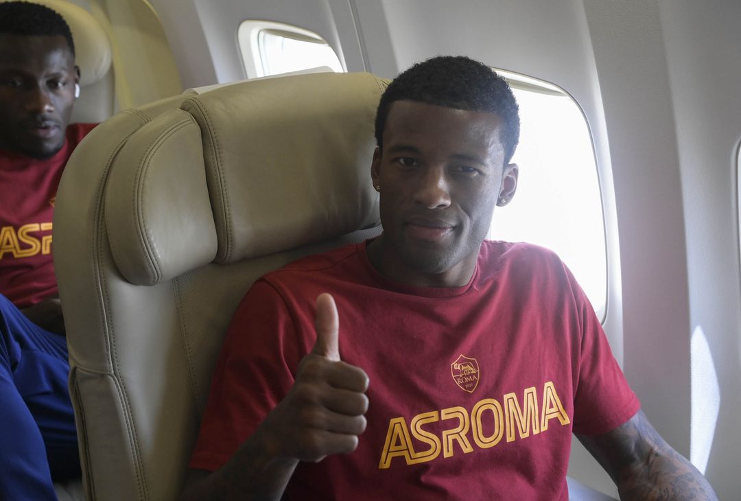 Roma, la partenza per Budapest: domani la finale di Europa League – FOTO GALLERY - immagine 16