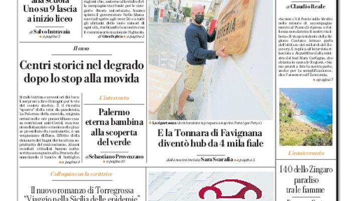 Prima Pagina, La Repubblica-Palermo: “Al via coi fragili over 50. Obiettivo: smaltire AstraZeneca” 