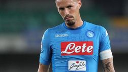 Napoli, sospetto stiramento per Hamsik