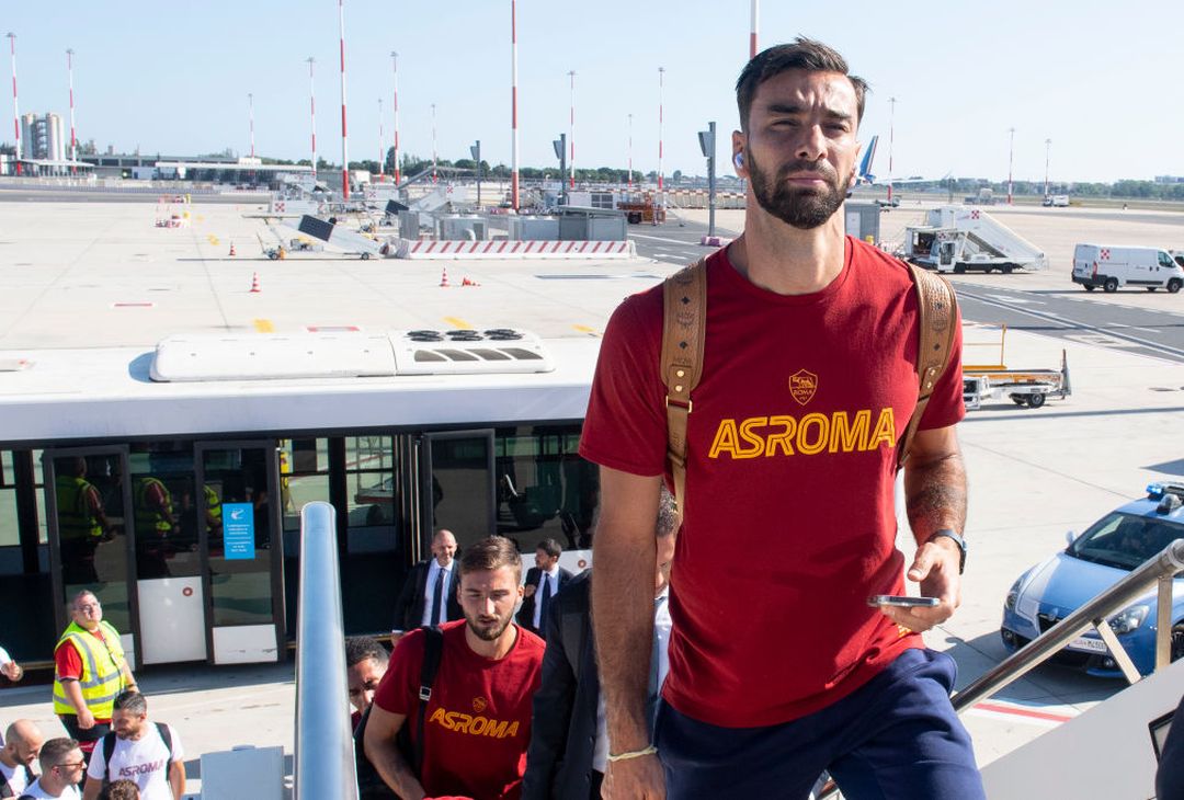 Le immagini del viaggio della Roma verso Torino – FOTO GALLERY - immagine 10