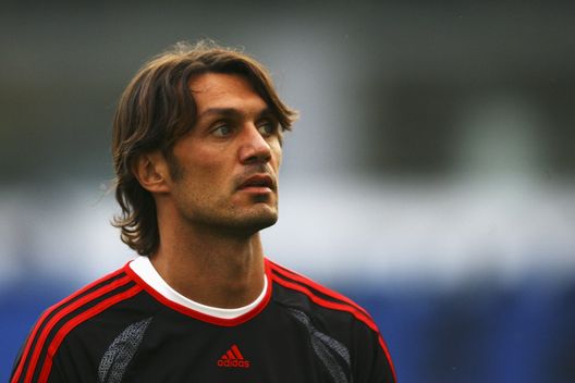 ATHENS, GREECE - MAY 22:  Paolo Maldini, the Milan captain looks on during an AC Milan training session prior to the UEFA Champions League Final between AC Milan and Liverpool at the Olympic Stadium on May 22, 2007 in Athens, Greece.  (Photo by Shaun Botterill/Getty Images) 