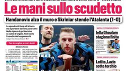 Prima Pagina, Corriere dello Sport: “Le mani sullo scudetto. Iella Ghoulam. Lotito, Lazio sotto torchio”
