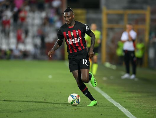 Rafael Leao (attaccante AC Milan) qui durante l'amichevole Vicenza-Milan 1-6 | News (Getty Images) Rafael Leao AC Milan amichevole Vicenza-Milan 1-6