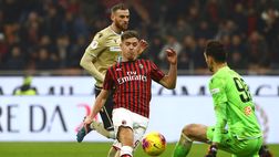 Milan-Spal 2-0 al 45′: decidono per ora Piatek e Castillejo