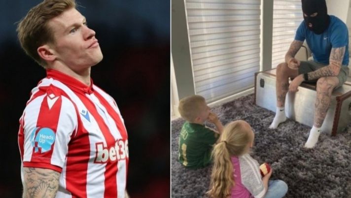 James McClean in campo e...fuori James McClean in campo e...fuori