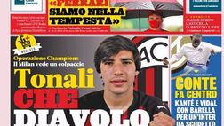 Rassegna stampa dei principali quotidiani sportivi nazionali