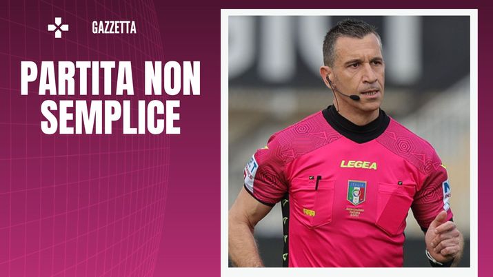 Daniele Doveri, arbitro di Udinese-Milan (getty images)