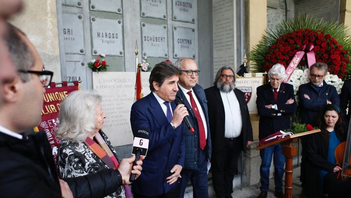 Cairo: “Oggi ricordiamo gli uomini del Grande Torino. Legame coi tifosi? Fortissimo”- immagine 2