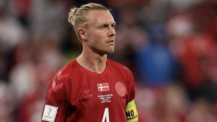 Simon Kjaer Danimarca-Tunisia 0-0 Mondiali Qatar 2022