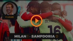 Milan-Sampdoria 1-0: i rossoneri tornano a correre | VIDEO