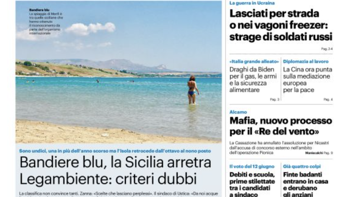 Prima Pagina, Giornale di Sicilia: “Il Palermo si affida alla legge del Barbera” prima pagina