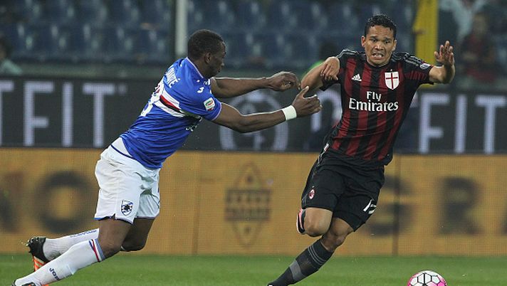 Carlos Bacca, attaccante del Milan, Getty Images