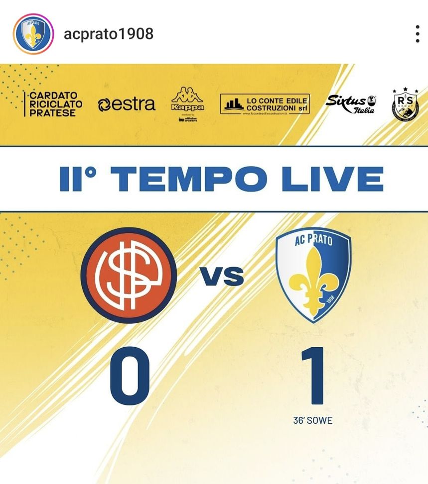 20 anni dopo: il Prato torna a vincere il derby sul campo della Pistoiese- immagine 2