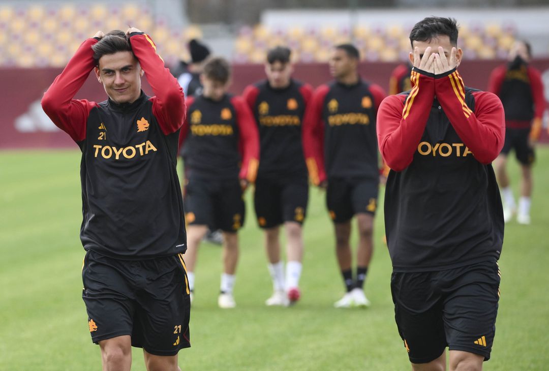 Roma, la rifinitura a Trigoria in vista dell’Inter – FOTOGALLERY - immagine 57