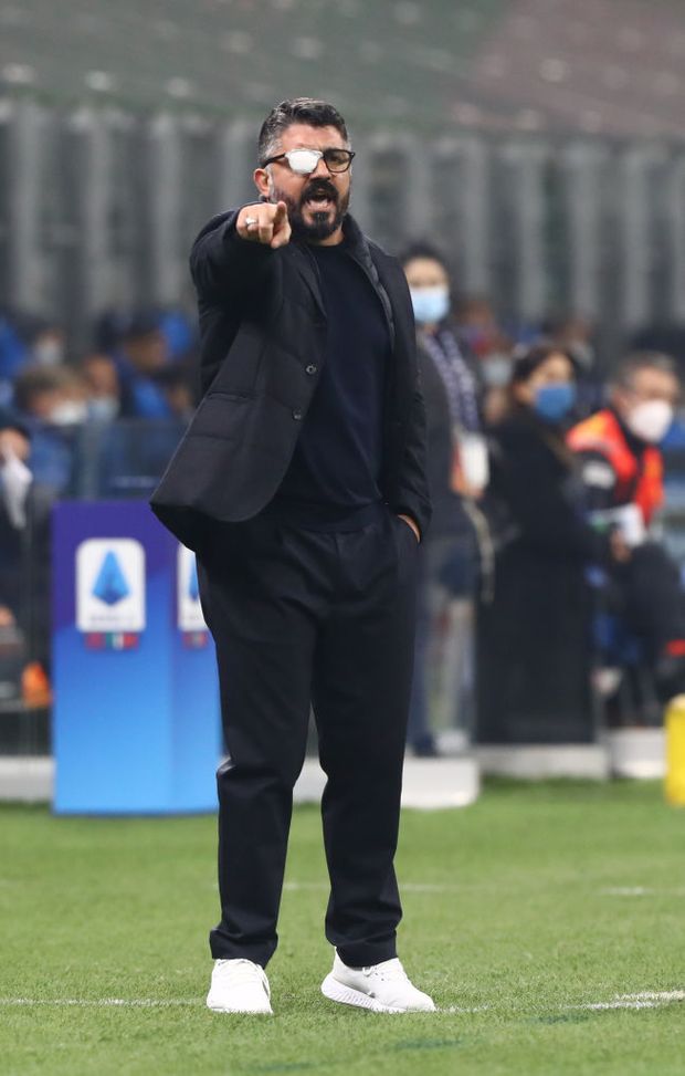 Rino Gattuso a San Siro - (Photo by Marco Luzzani/Getty Images ) Rino Gattuso a San Siro - (Photo by Marco Luzzani/Getty Images )