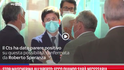 VIDEO Coronavirus: stop mascherina all’aperto, ma ecco quando si dovrà utilizzare