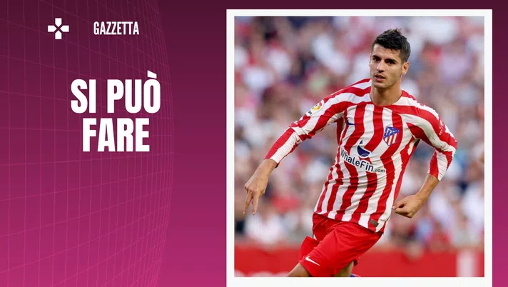 Alvaro Morata, attaccante dell'Atletico Madrid (getty images)