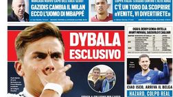 Prima Pagina, Tuttosport: “Inter, ti faccio gol. Gazidis cambia il Milan. Inter, mossa De Paul. Ceccarini confessa…”
