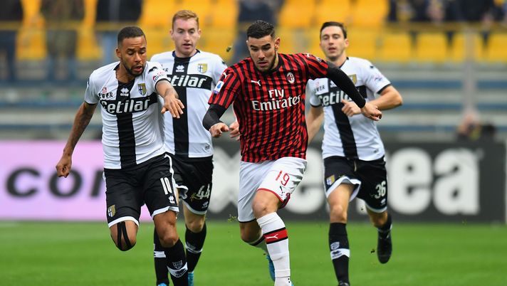 1° dicembre 2019, Parma-Milan, ecco Theo Hernández (credits: GETTY Images) 