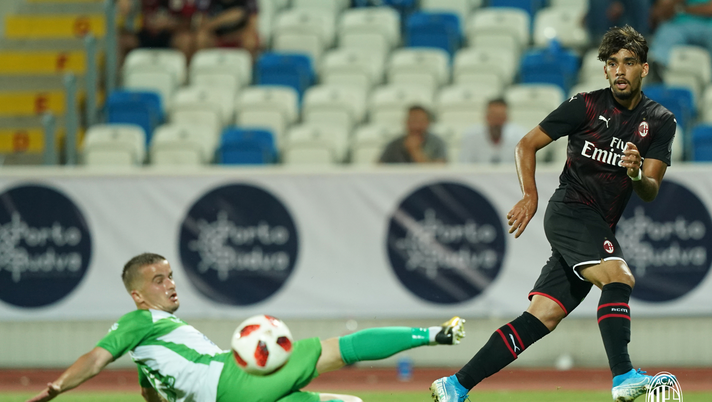Lucas Paqueta durante Feronikeli-Milan 0-2 (credits: acmilan.com) 