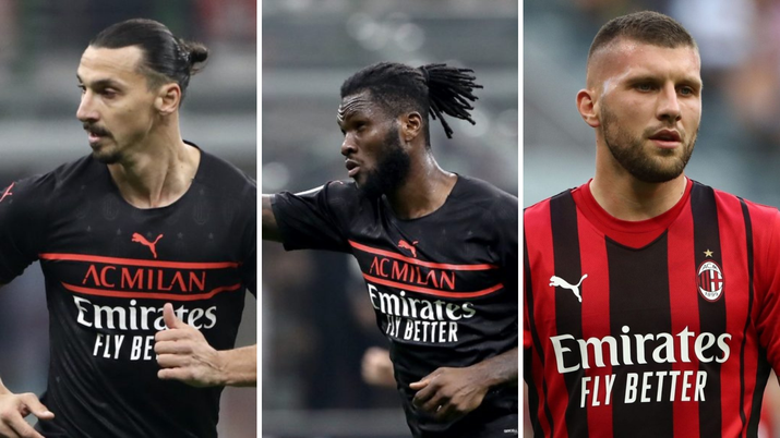 Zlatan Ibrahimovic, Franck Kessie, Ante Rebic