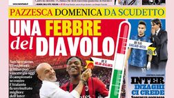 Prima Pagina, La Gazzetta dello Sport: “Una febbre del Diavolo. Inter, Inzaghi ci crede”