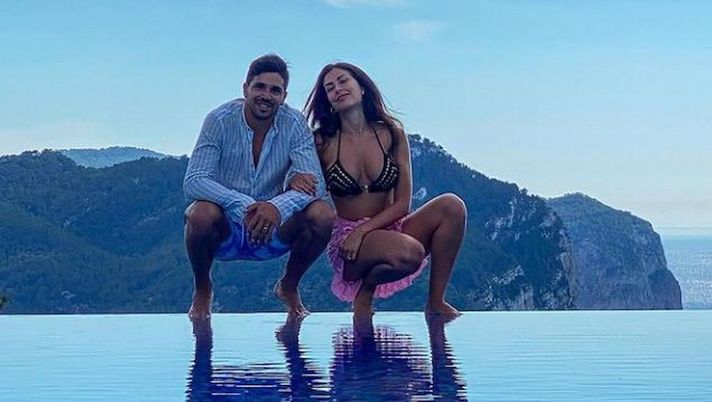 Giovanni Simeone e Giulia Coppini, raggianti e freschi di nozze: “Sull’Olimpo”  Giovanni Simeone e Giulia Coppini, raggianti e freschi di nozze: “Sull’Olimpo”