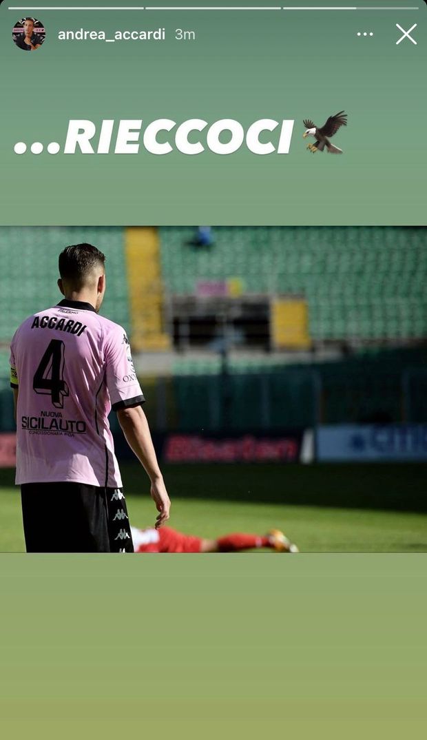 Palermo, Accardi non sta più nella pelle: “Rieccoci!”- immagine 2