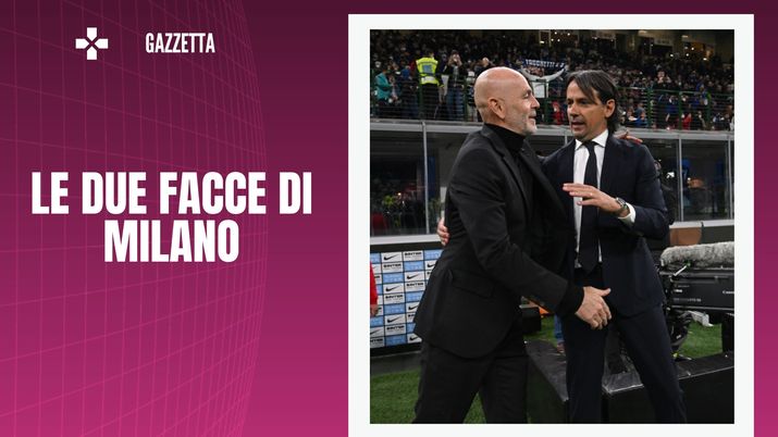Stefano Pioli Simone Inzaghi, allenatori di Milan e Inter