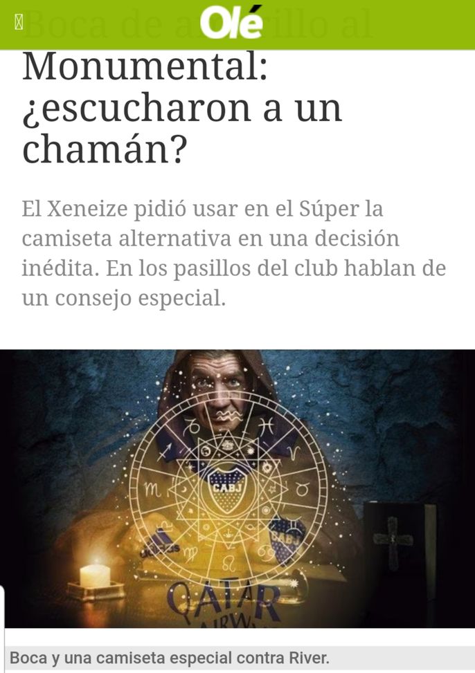 Contro la magia nera: Boca tutto giallo nel Superclasico, l’ha deciso lo sciamano…- immagine 3