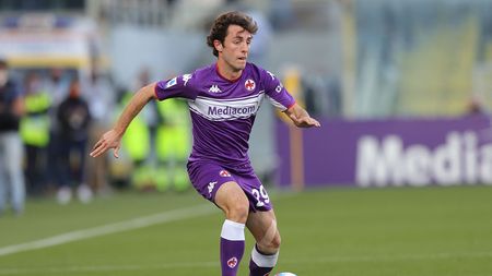 FLORENCE, ITALY - APRIL 27: Alvaro Odriozola of ACF Fiorentina in action during the Serie A match between ACF Fiorentina and Udinese Calcio at Stadio Artemio Franchi on April 27, 2022 in Florence, Italy. (Photo by Gabriele Maltinti/Getty Images)