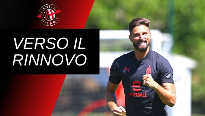 Olivier Giroud verso il rinnovo di contratto con il Milan