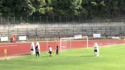 VIDEO Ritiro Palermo, tutto pronto per la seduta mattutina: portieri già al lavoro