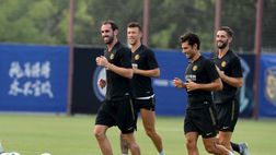 Inter, il report dell’allenamento a Nanchino: partitella, tattica, palestra e andature