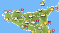 Meteo Palermo, sereno e poco nuvoloso: le previsioni di martedì 18 gennaio