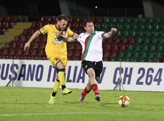  La Juve Stabia nell'ultima partita contro la Ternana 