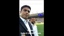 VIDEO / Italia vs Liechtenstein, Eder scherza con D’Ambrosio sul prato del Friuli