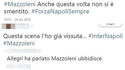 Tifosi del Napoli furiosi con Mazzoleni