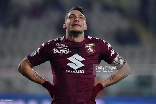 Andrea Belotti, centravanti del Torino. Andrea Belotti, centravanti del Torino.