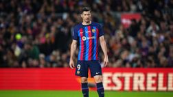 Lewandowski espulso in Osasuna-Barcellona: rischia 3 turni di stop