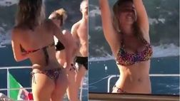 Diletta Leotta, che show: ballo sensuale sullo yacht