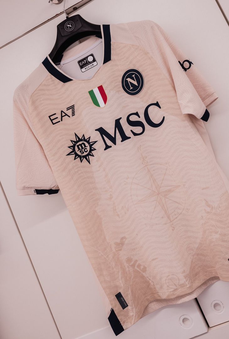 Tutto pronto nello spogliatoio del Napoli per il match contro l'Atalanta