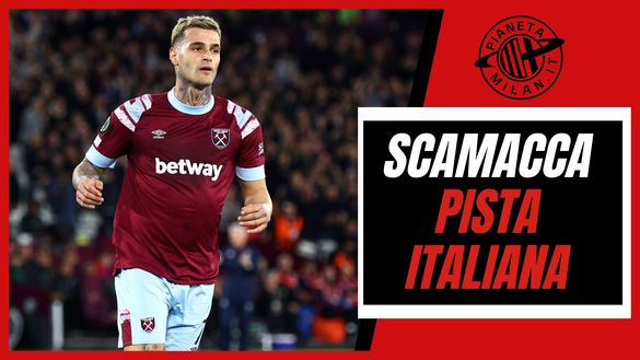 Gianluca Scamacca, attaccante del West Ham (getty images)