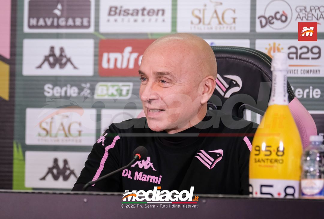 FOTO PALERMO, verso il Perugia: Corini in sala stampa (Gallery) - immagine 15