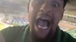 Palmeiras in finale di Copa Libertadores e Felipe Melo impazzisce sugli spalti (VIDEO)