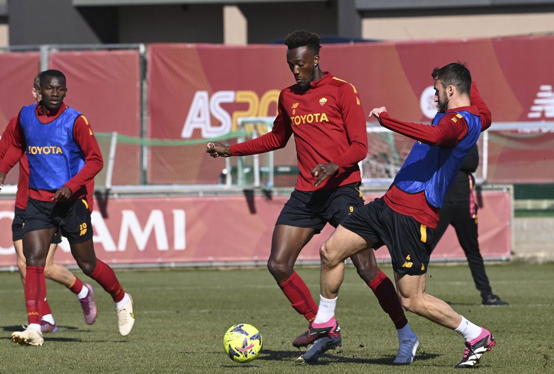 Roma, l’allenamento alla vigilia del Lecce: c’è Wijnaldum – FOTO GALLERY - immagine 8