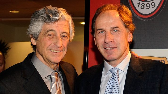 Gianni Rivera e Franco Baresi, storici capitani del Milan (credits: GETTY Images) 