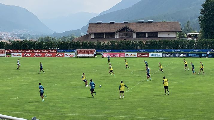 Dimaro, Day 9: termina l&#8217;allenamento pomeridiano del Napoli di Spalletti 