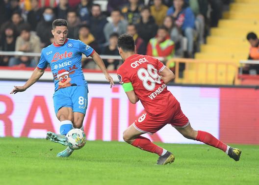 (Photo by SSC NAPOLI/SSC NAPOLI via Getty Images) raspadori spalletti