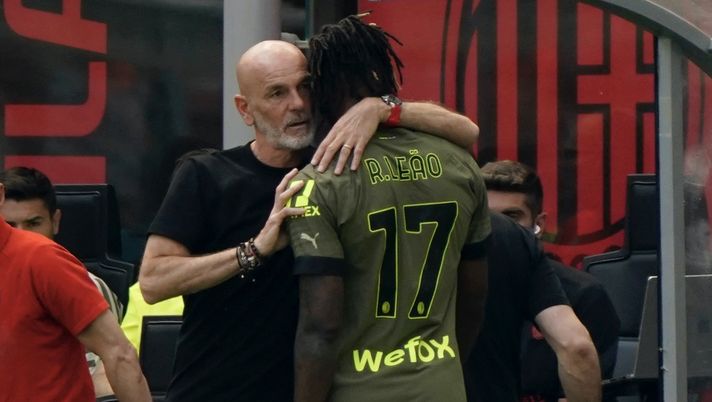 Pioli Leao AC Milan Milan-Lazio 2-0 Serie A 2022-2023